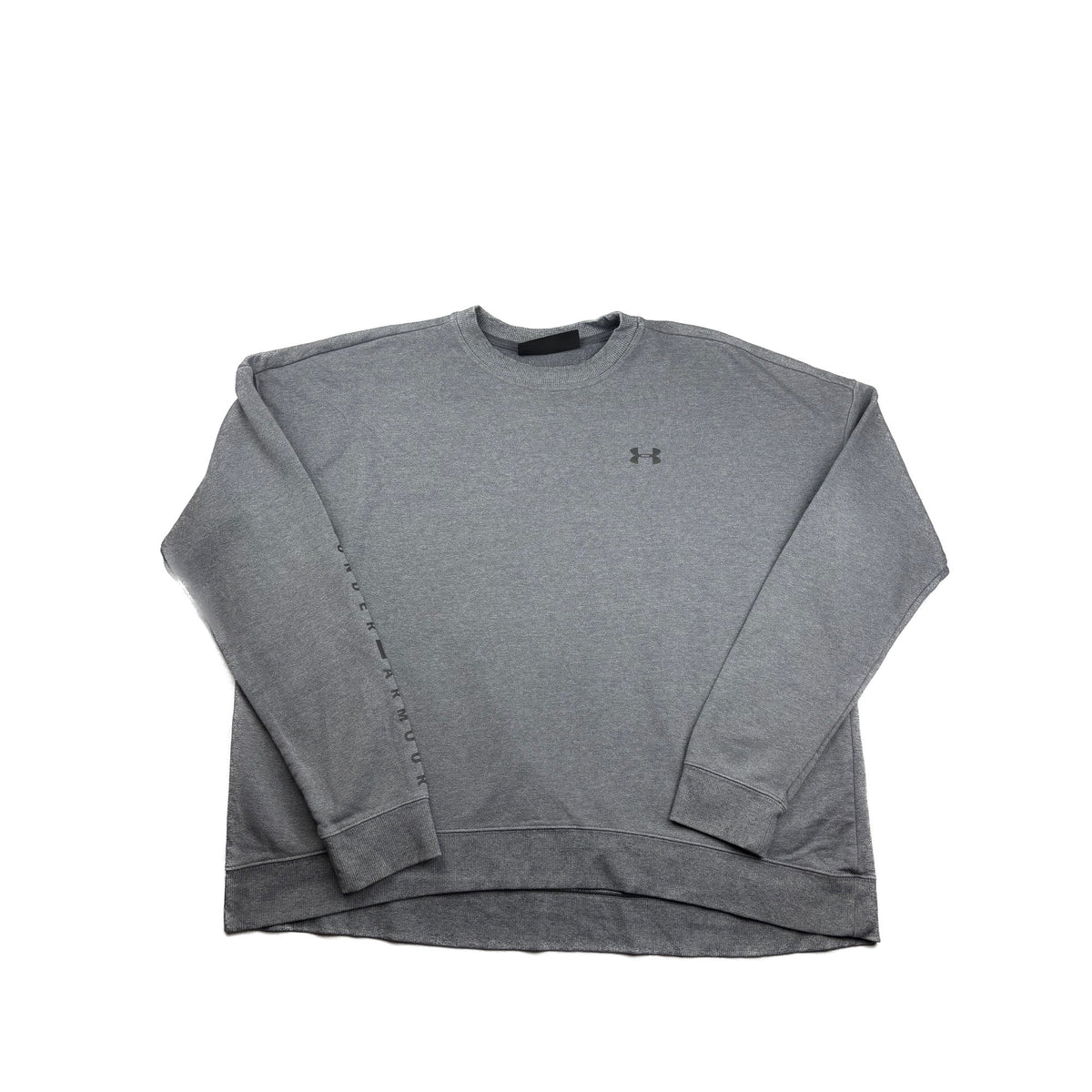 Under Armour Essential Crewneck Sweatshirt grau L Sportswear Pullover
