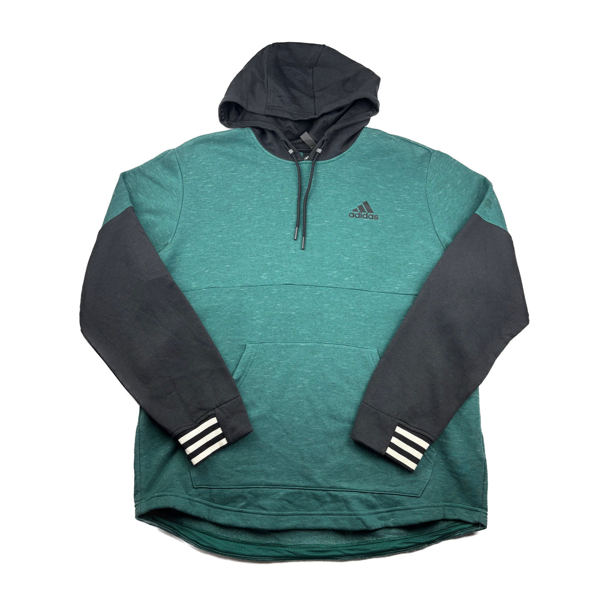 Adidas Tech Fleece Hoodie grün schwarz L Kapuzenpullover
