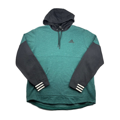 Adidas Tech Fleece Hoodie grün schwarz L Kapuzenpullover