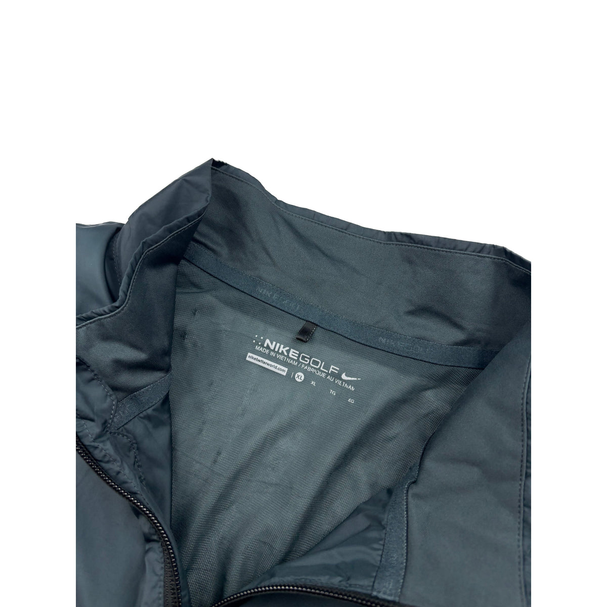 Nike Lightweight Track Jacket dunkelgrau XL Vintage Windbreaker