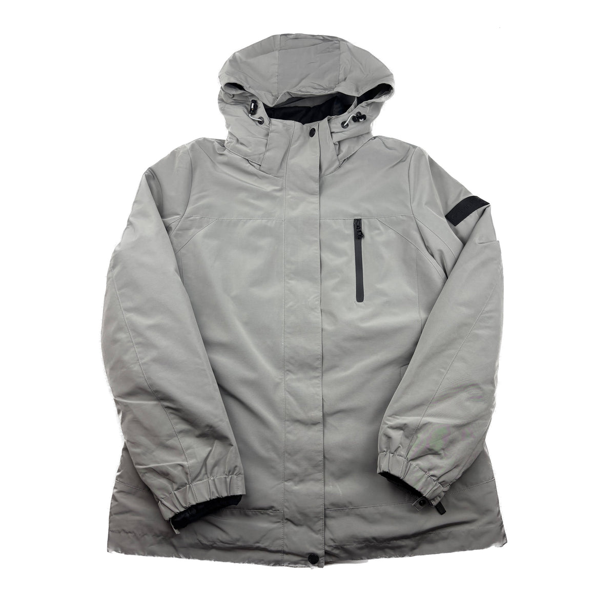 Calvin Klein Parka Winterjacke hellgrau S Outdoor Jacke