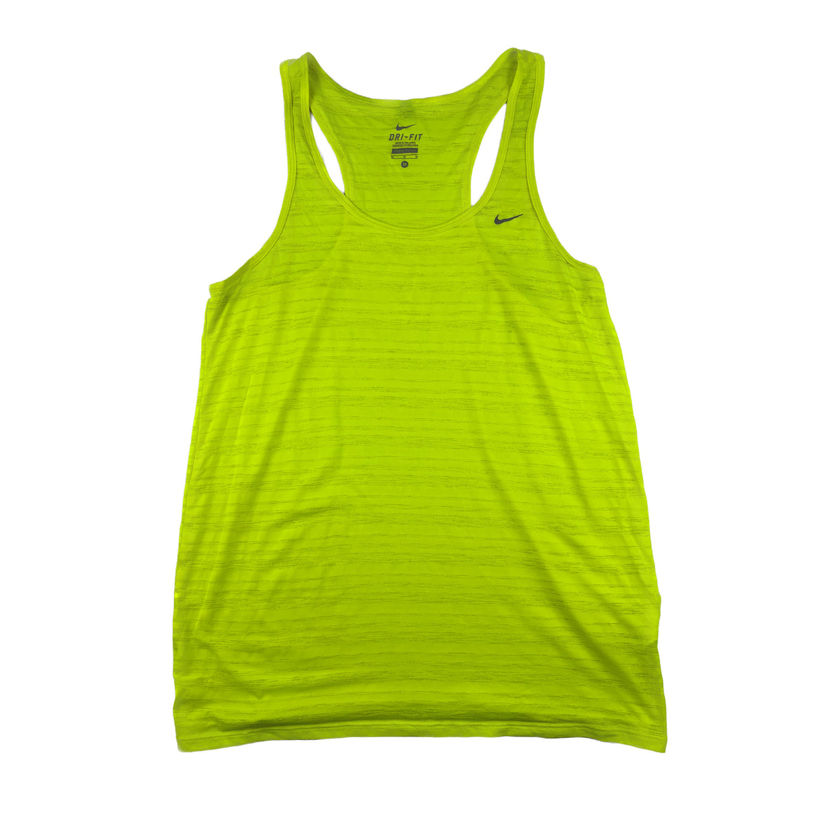 Nike Dri-Fit Racerback Tanktop Neon-gelb M Sport