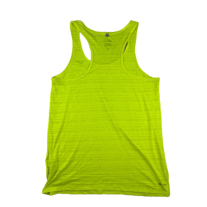 Nike Dri-Fit Racerback Tanktop Neon-gelb M Sport