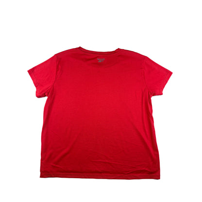 Reebok Claasic Loogo T-shirt rot M Sportshirt