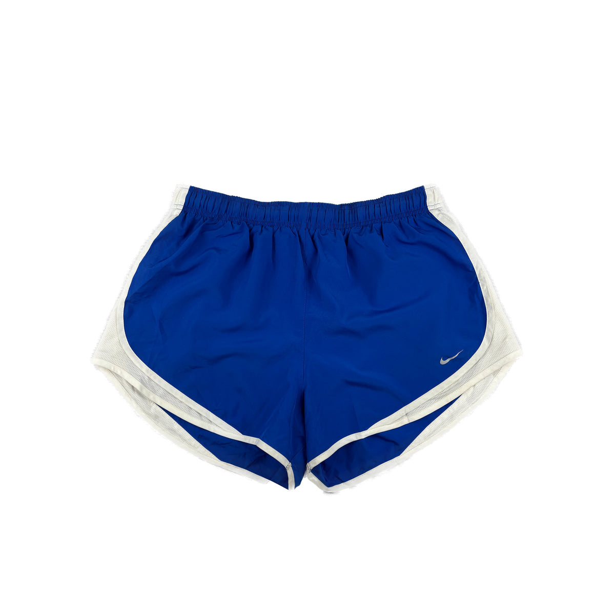Nike Tempo Running Shorts blau weiß XL Laufshorts Damen