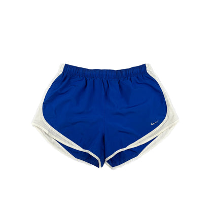 Nike Tempo Running Shorts blau weiß XL Laufshorts Damen