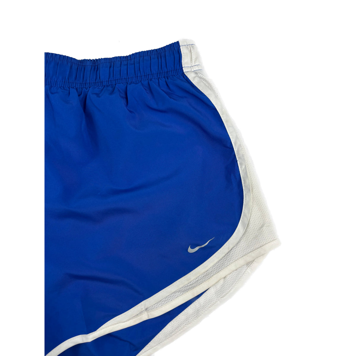 Nike Tempo Running Shorts blau weiß XL Laufshorts Damen