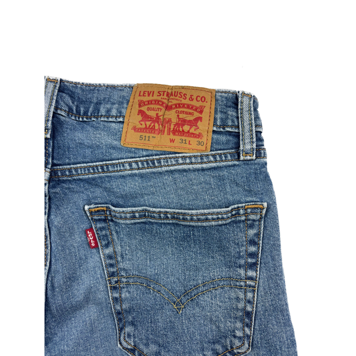 Levi's 511 Jeans blau W31 L30 vintage denim