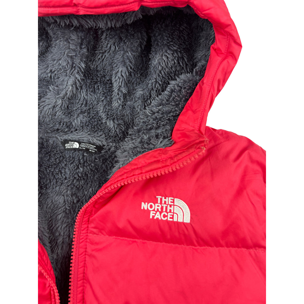 The North Face 550 Daunenjacke Hooded Rot M