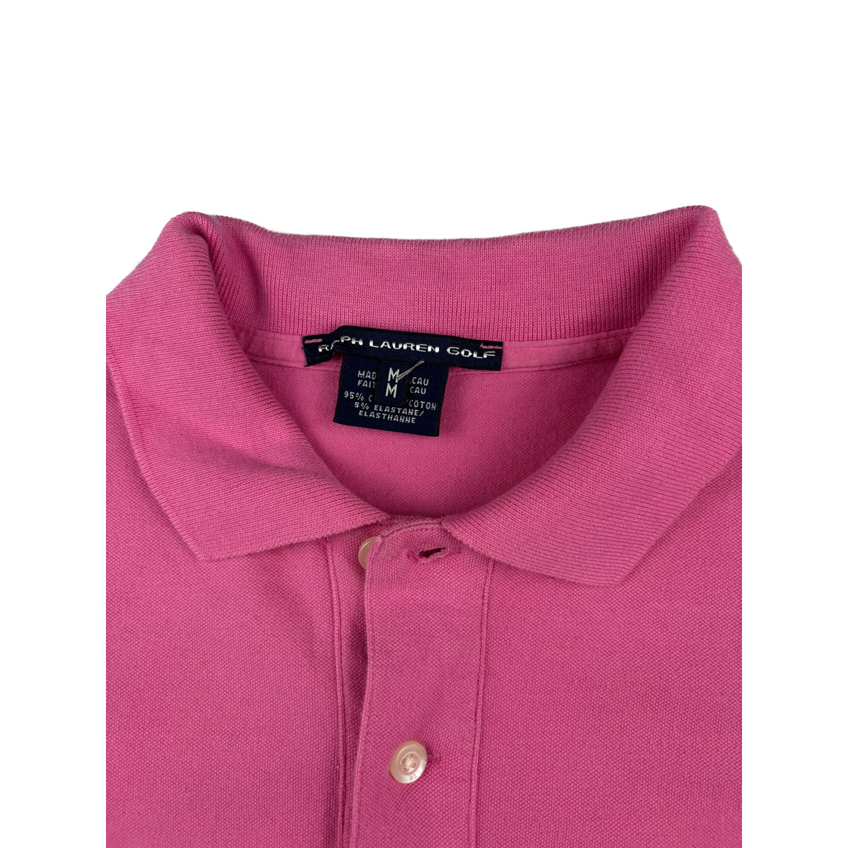Ralph Lauren Golf Poloshort Pink M Vintage Sport Polo