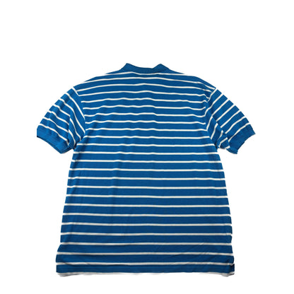 Ralph Lauren Poloshirt Blau Weiß gestreift XXL Vintage Polo shirt