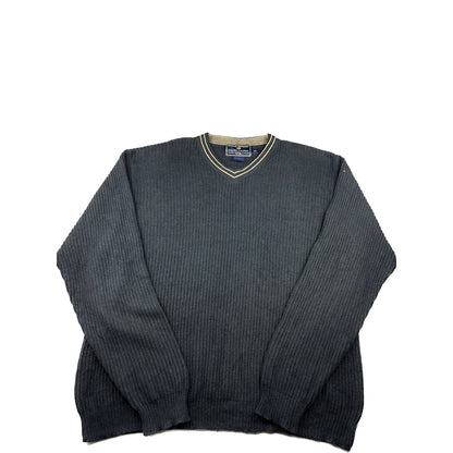 Polo Sport Ralph Lauren V-Neck Strickpullover Anthrazit XXL
