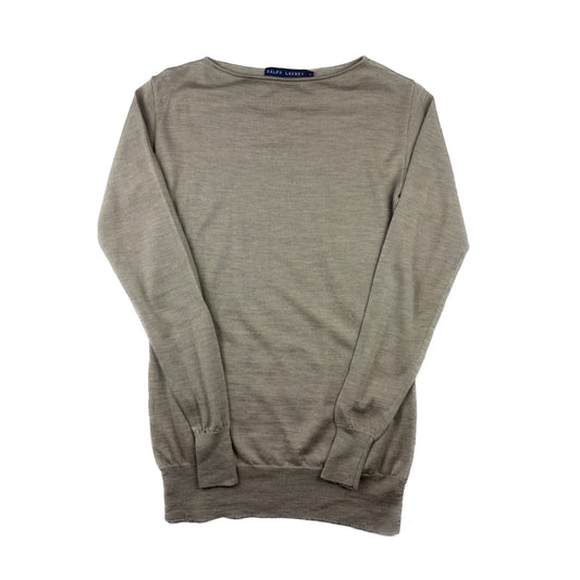 Ralph Lauren Feinstrickpullover Merino U-Boot Ausschnitt S Vintage