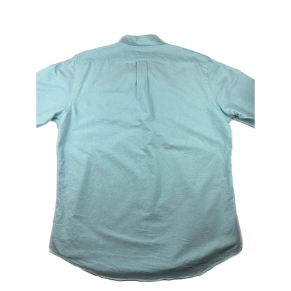 Ralph Lauren Button-Down Hemd Hellblau Stickerei Logo L Oxford Hemd