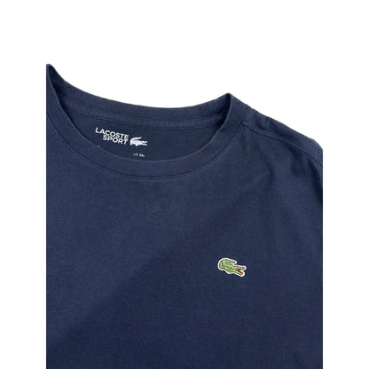 Lacoste Sport T-shirt Dunkelblau Krokodil Logo XXL Vintage shirt