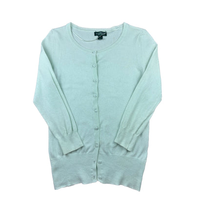 Ralph Lauren Strickjacke Mintgrün M Vintage Cardigan