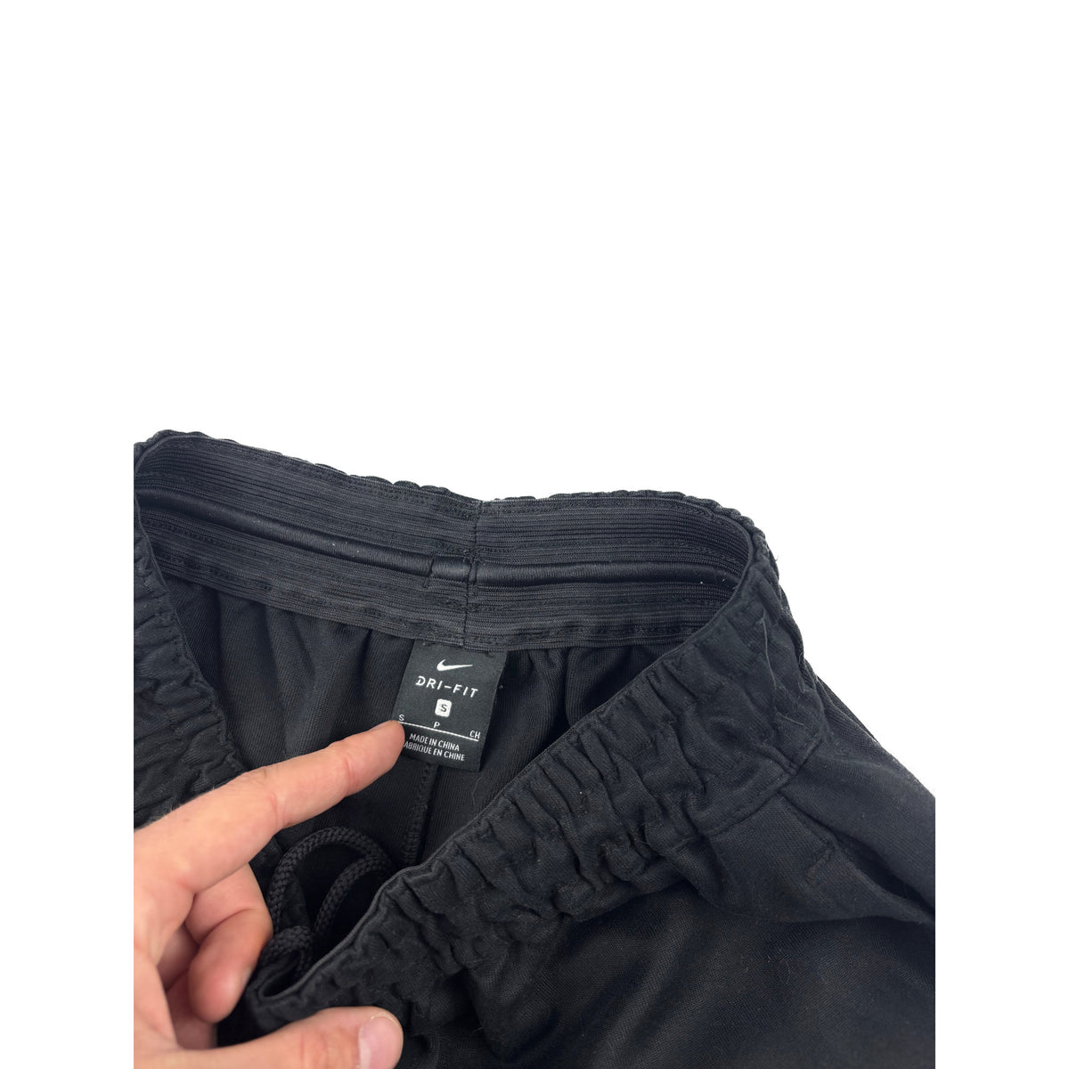 Nike Sport Shorts DriFit Schwrz weißer swoosh S Trainingsshorts