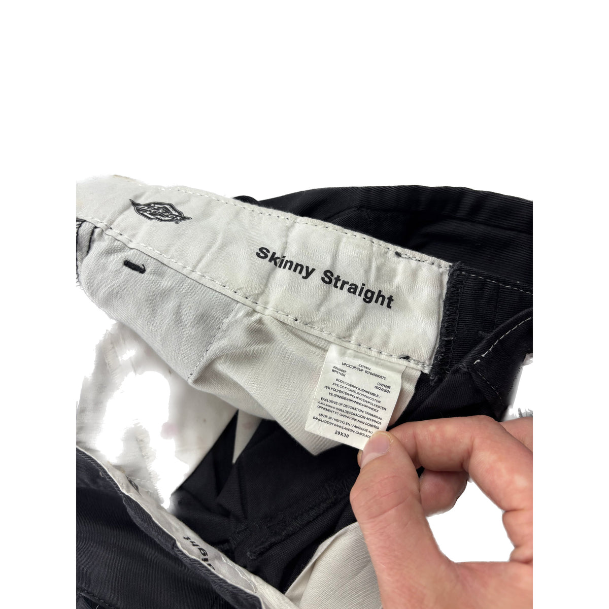 Dickies Workwear Cargo Schwarz Hose 29 30 Vintage