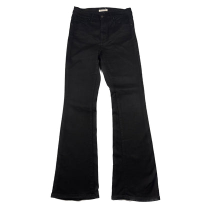 Levis 527 Bootcut Jeans Schwarz Flare Leg W30 L32 Vintage Denim