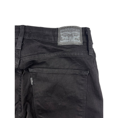 Levis 527 Bootcut Jeans Schwarz Flare Leg W30 L32 Vintage Denim