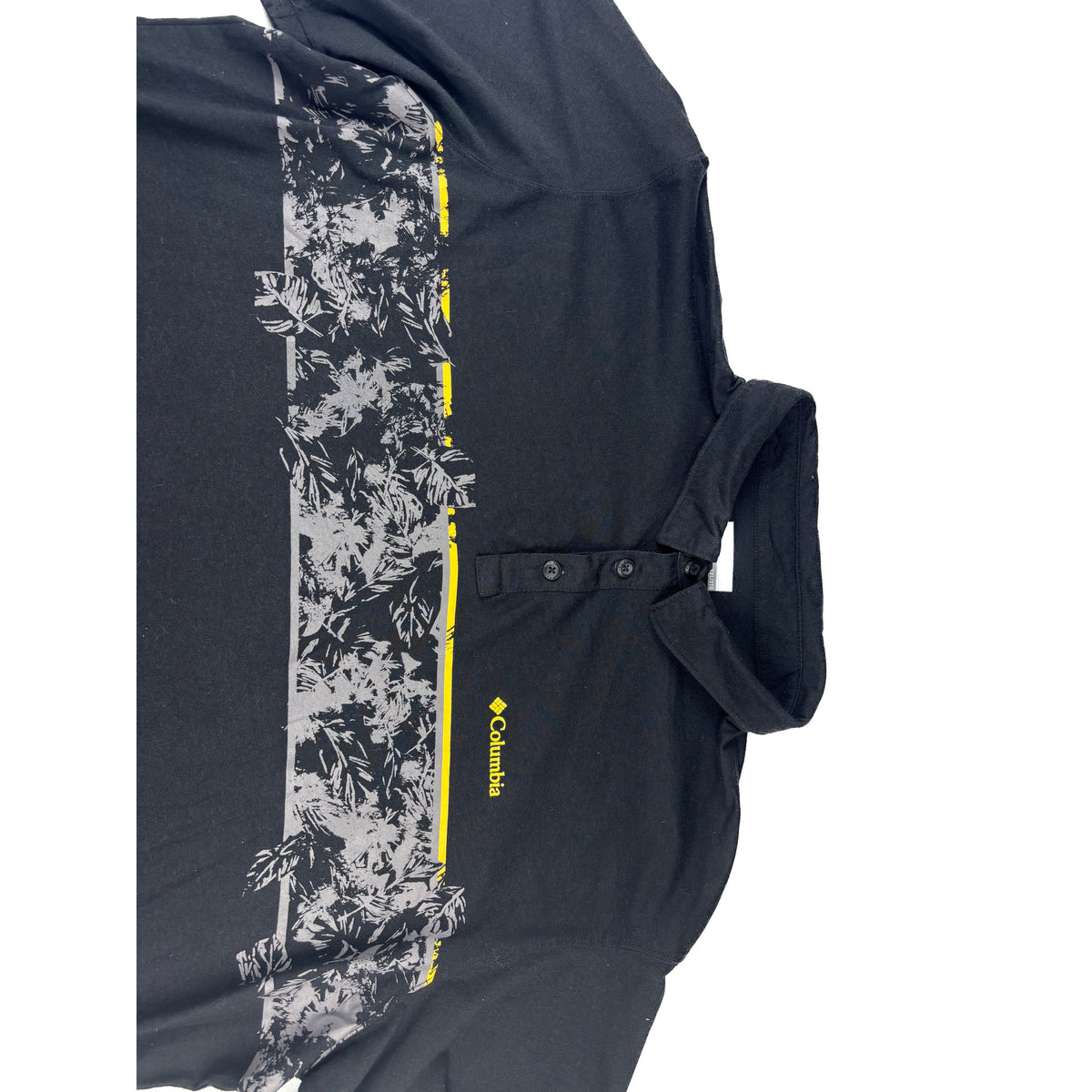 Columbia OmniHeat Poloshirt Schwarz Print XXL Outdoor Polo