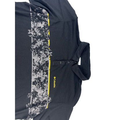 Columbia OmniHeat Poloshirt Schwarz Print XXL Outdoor Polo