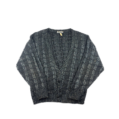 Vintage Club International Cardigan Strickjacke grau XL