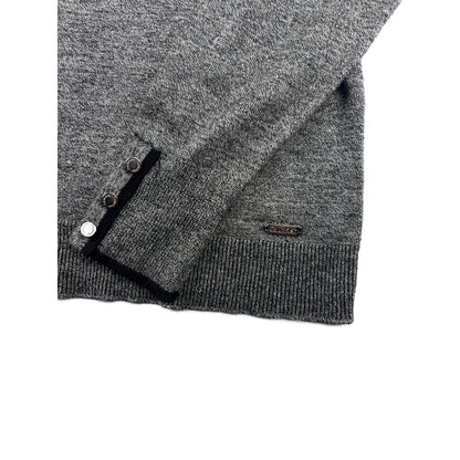 Calvin Klein Vintage Cardigan grau meliert M Strickjacke