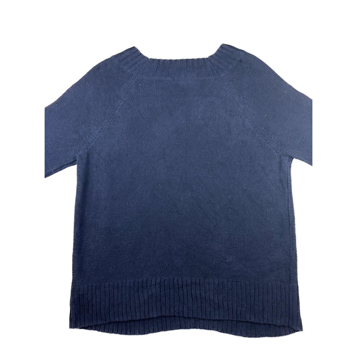 Chaps Vintage Zopfmuster Pullover dunkelblau L Strickpullover Cable Knit