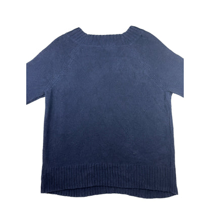 Chaps Vintage Zopfmuster Pullover dunkelblau L Strickpullover Cable Knit