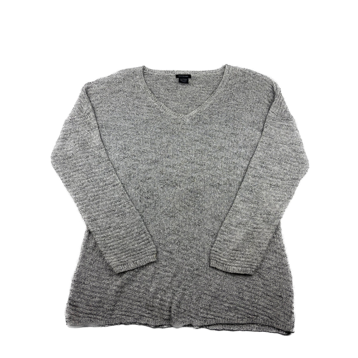 Calvin Klein Jeans Vintage V-Neck Pullover grau XXL Strickpullover
