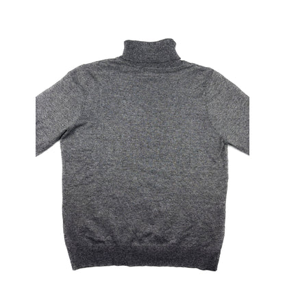 Calvin Klein Vintage Rollkragenpullover grau XL Feinstrick Turtleneck Sweater
