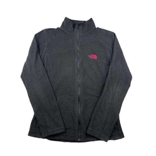The North Face Fleecejacke schwarz pink S Logo Stick Outdoor Zip Jacke