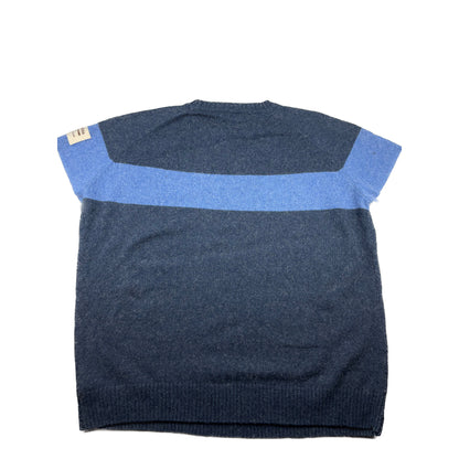 Columbia Vintage Strickpullover blau gestreift XXL