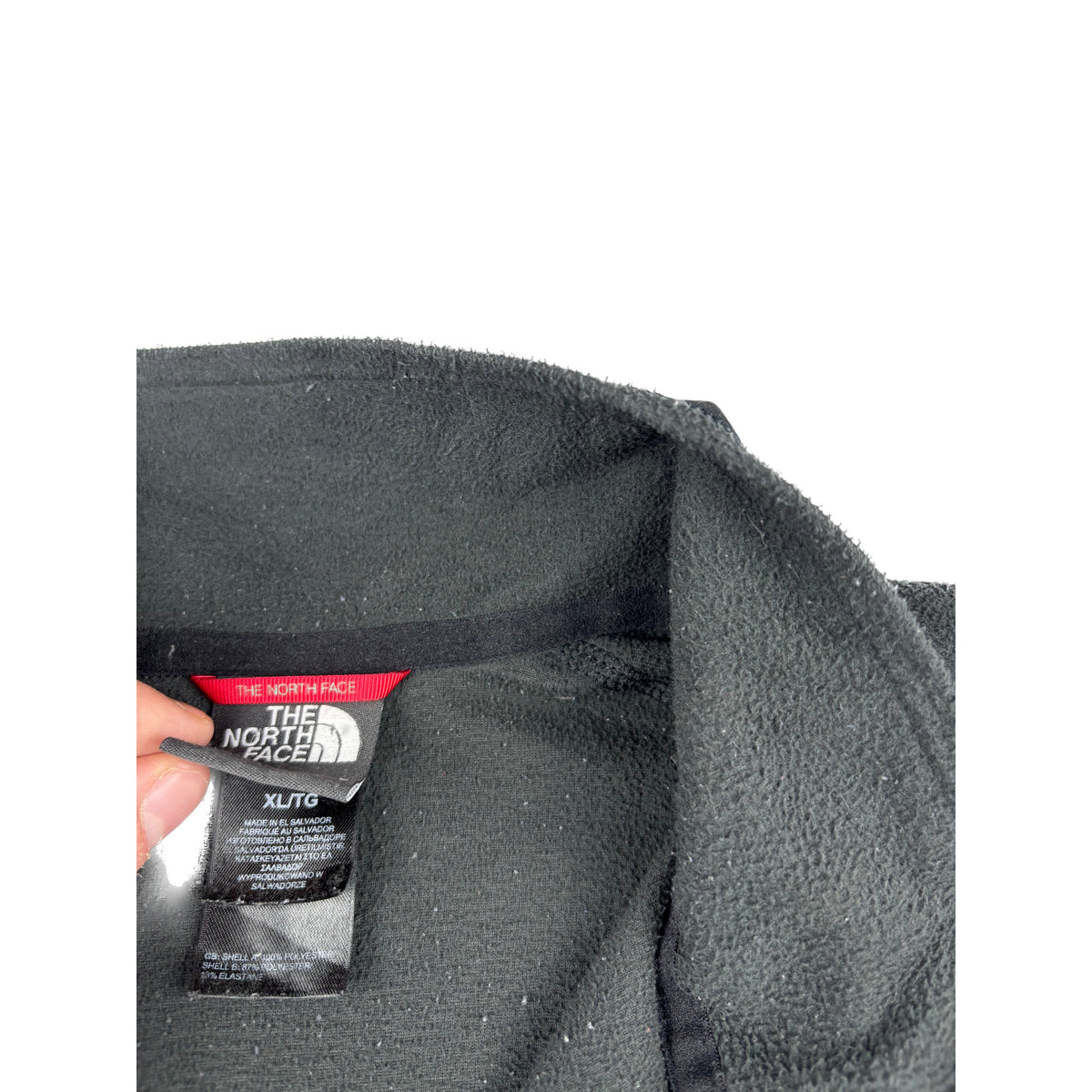 The North Face Fleece Half-Zip schwarz XL