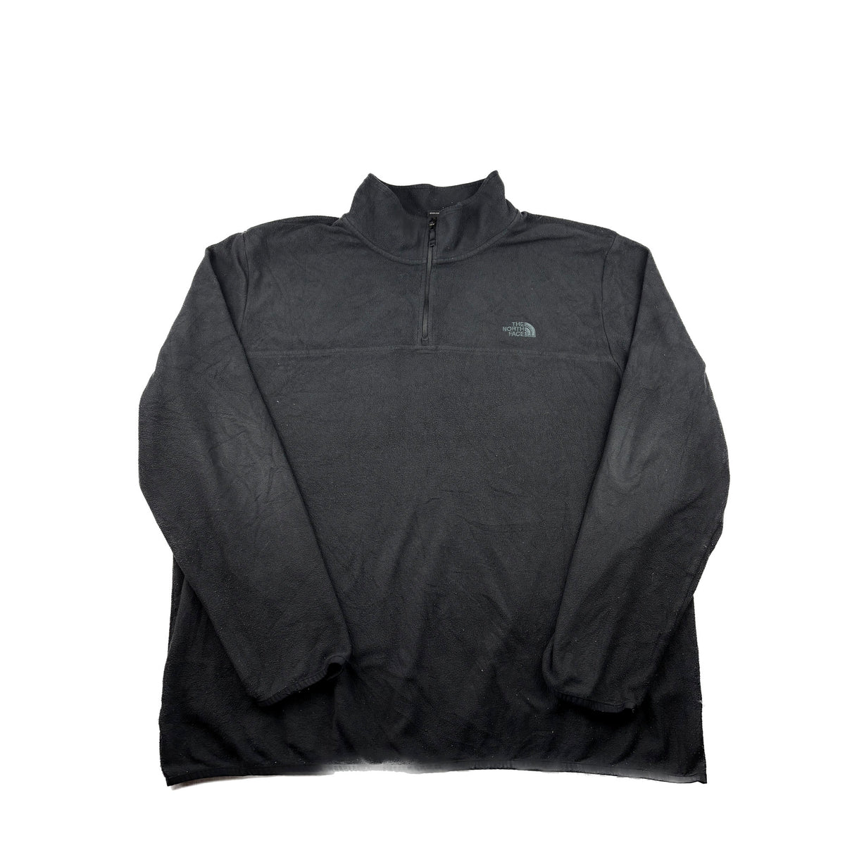 The North Face Fleece Half-Zip schwarz XXL Tone-in-one-Logo