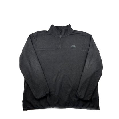 The North Face Fleece Half-Zip schwarz XXL Tone-in-one-Logo
