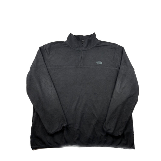 The North Face Fleece Half-Zip schwarz XXL Tone-in-one-Logo