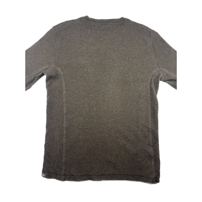 Eddie Bauer Vintage Waffle Longsleeve S blau
