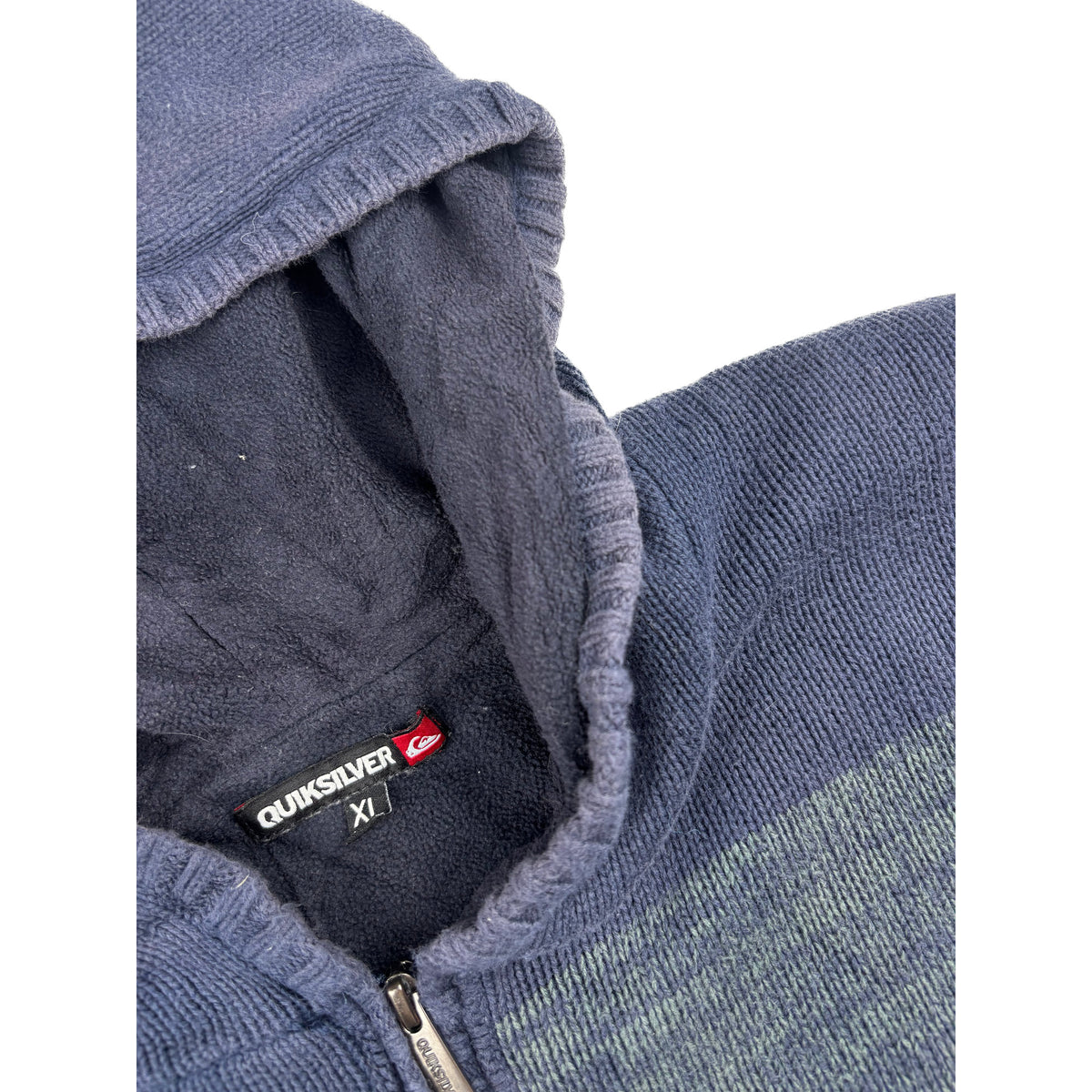 Quicksilver Vintage Heavyweight Zip Jacke XL gestreift
