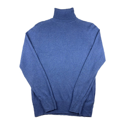 L.L. Bean Vintage Rollkragenpullover M blau