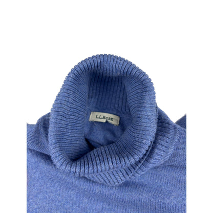 L.L. Bean Vintage Rollkragenpullover M blau