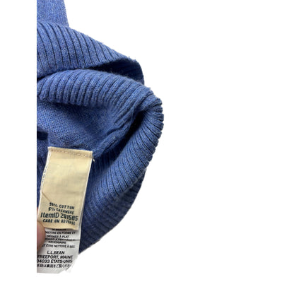 L.L. Bean Vintage Rollkragenpullover M blau