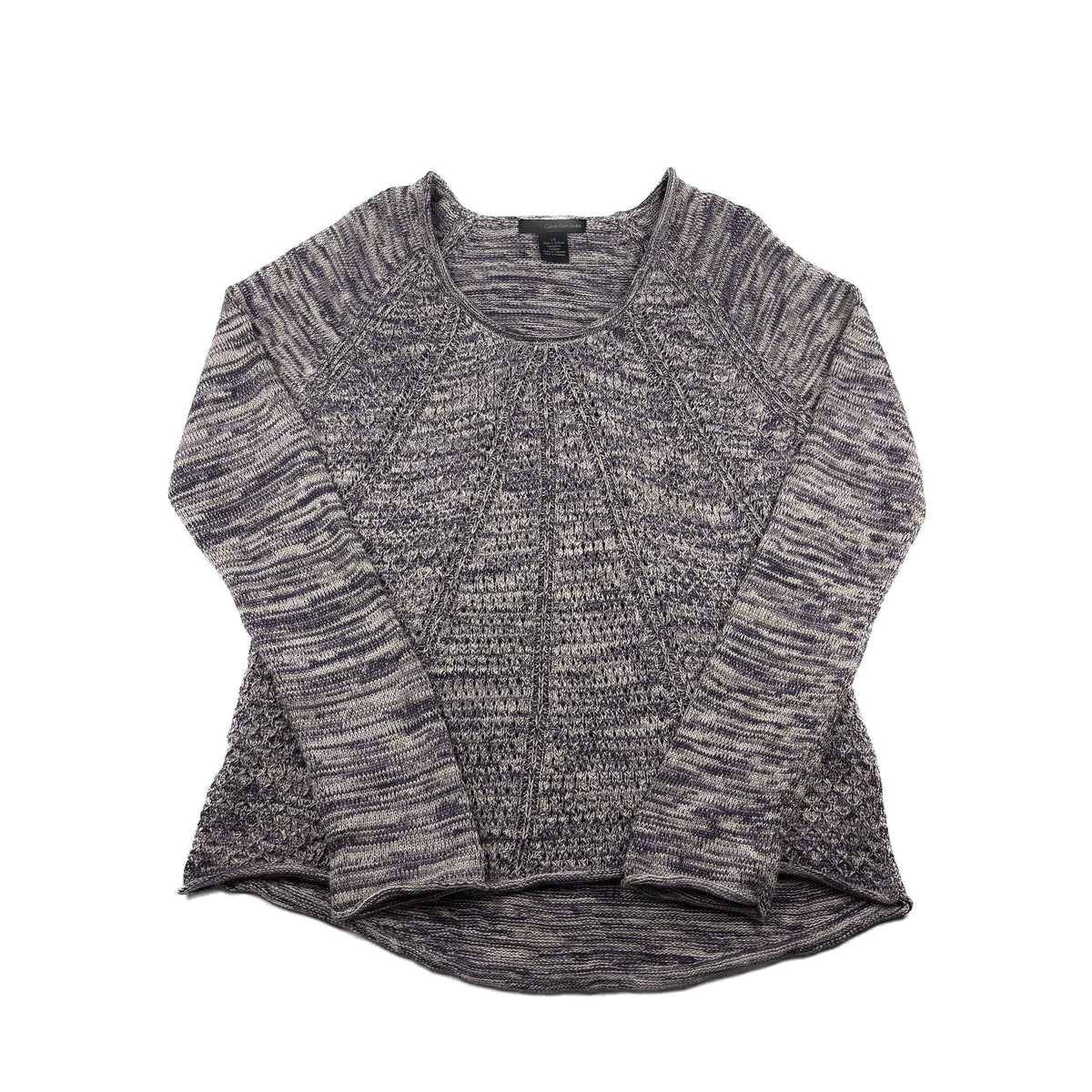 Clavin Klein Jeans Vintage Strickpullover L lila grau