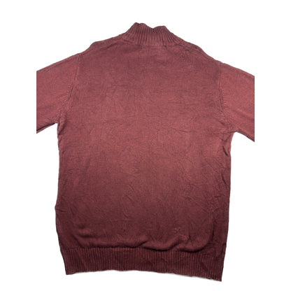 U.S. Polo Assn. Vintage Cableknit Half-Zip Pullover XL Weinrot