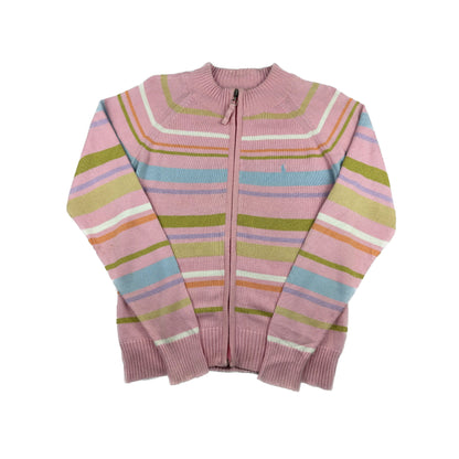 Ralph Lauren Vintage Strickjacke L bunt rosa