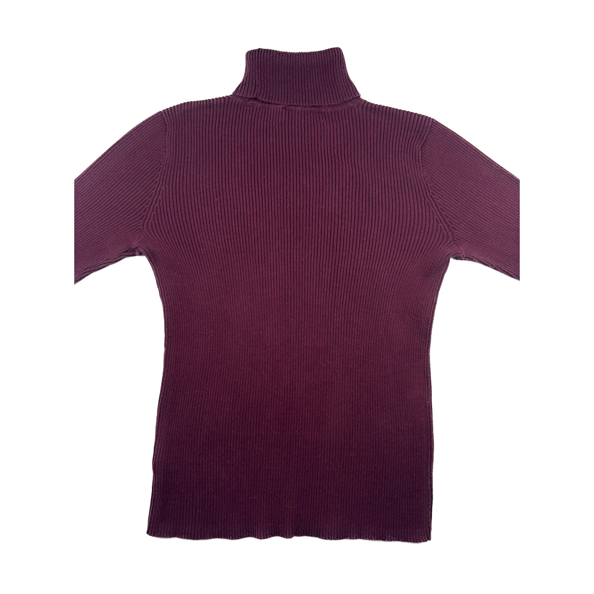 Ralph Lauren Rollkragenpullover gerippt M weinrot