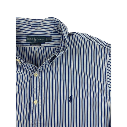 Ralph Lauren Button-Down Hemd XXL blau weiß gestreift