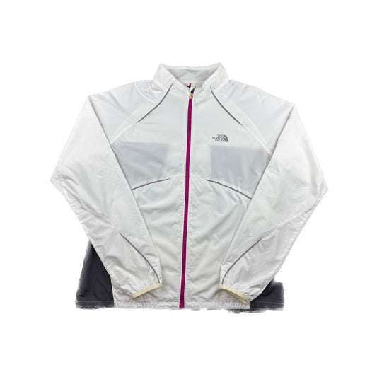 The North Face Flight Series Windbreaker Jacke L weiß pink