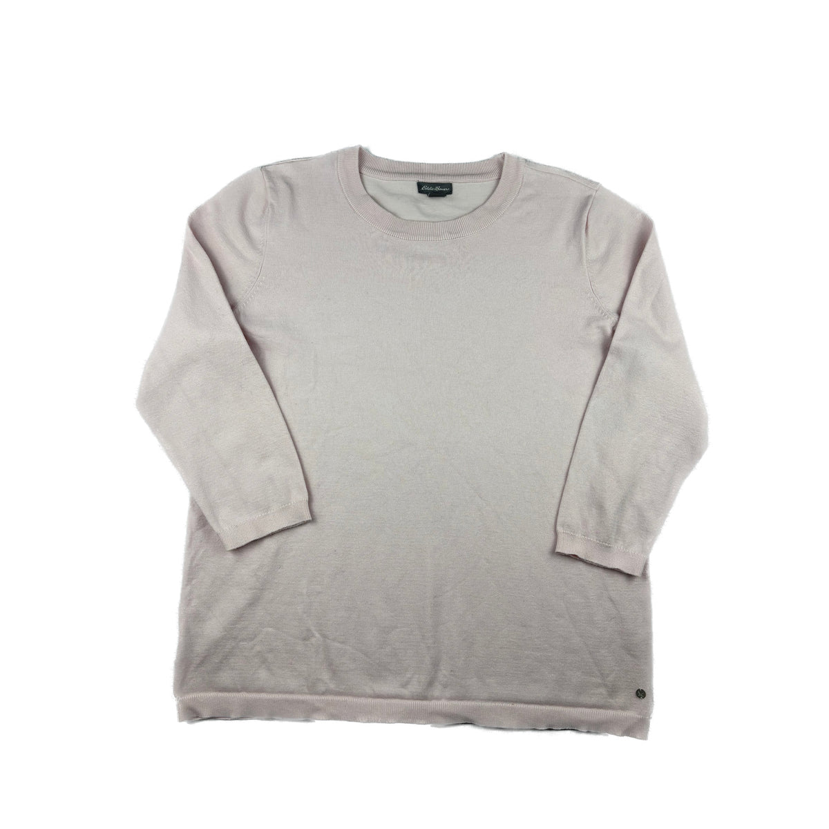 Eddie Bauer Vintage Feinstrick Pullover XL Altrosa